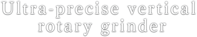 Ultra-precise vertical rotary grinder
